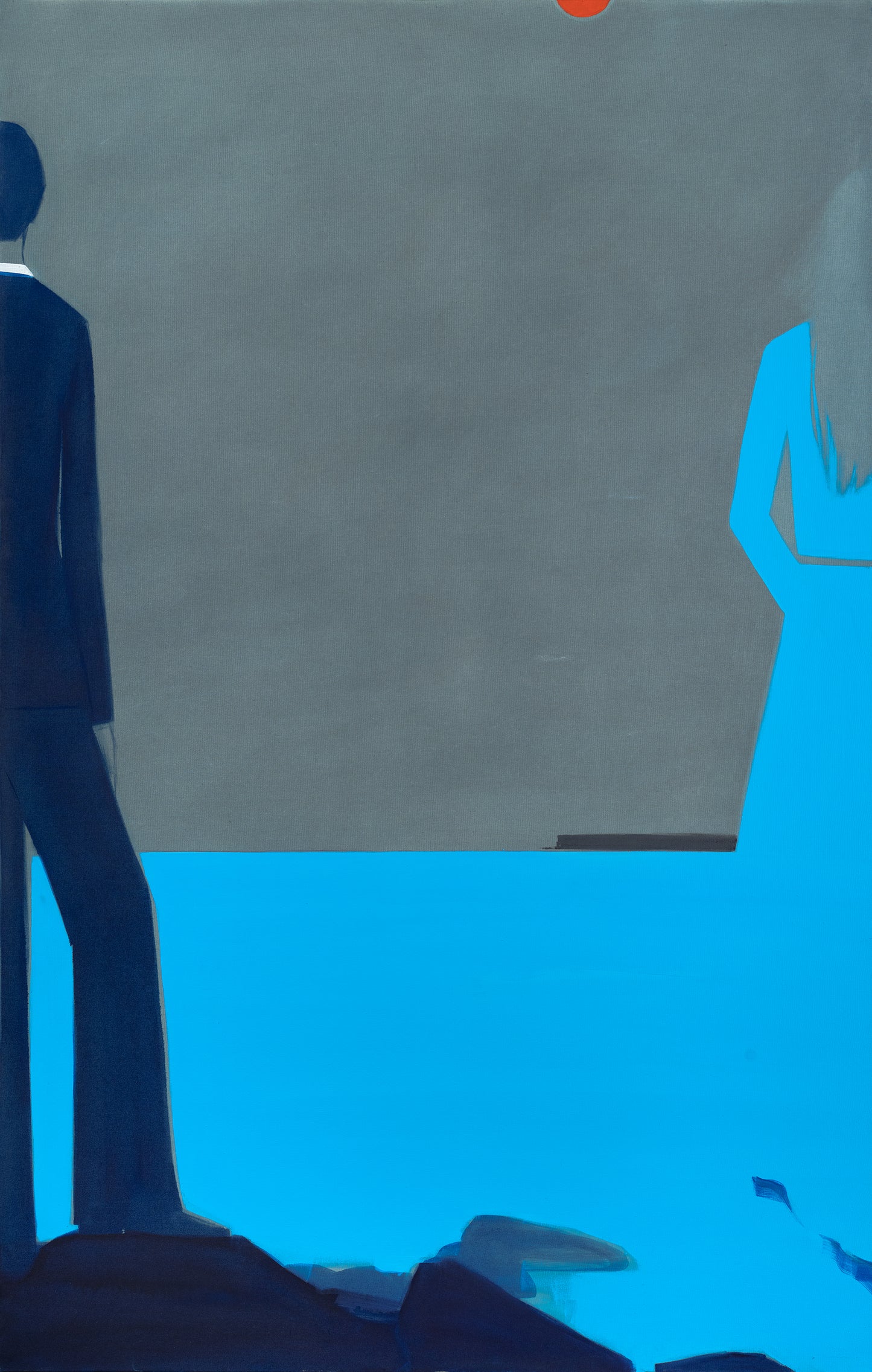 Eglė Gineitytė „Du žmonės, pagal Edvardo Muncho paveikslą” / "Two People, after Edvard Munch's Zwei Menschen" 2021